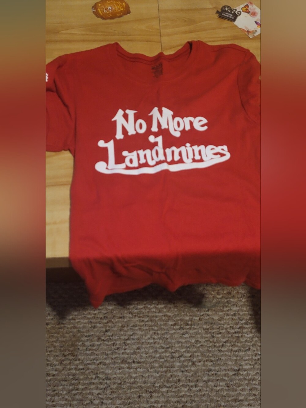 Von DUTCHVNo More Landmines Red T‑Shirt